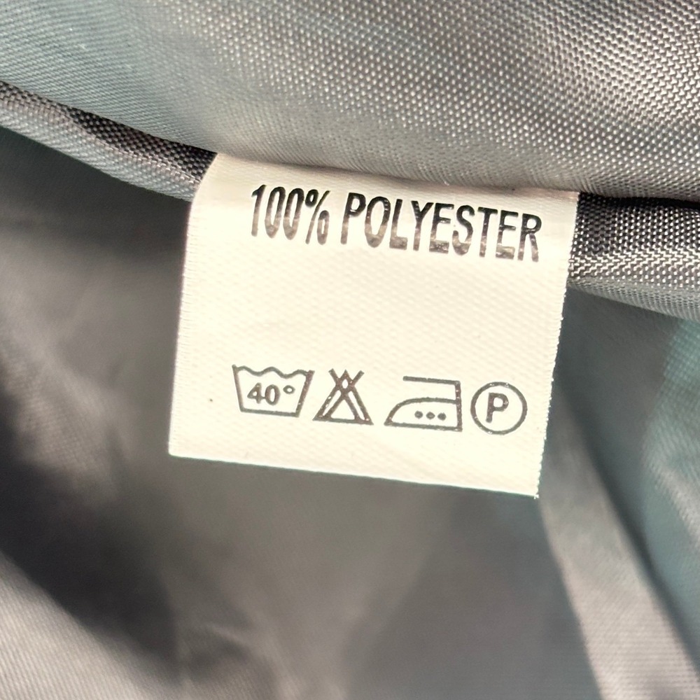 Soleboy Colorblock Windbreaker Jacket Teal Full Zip Retro Streetwear Oversized S - Picture 10 of 10
